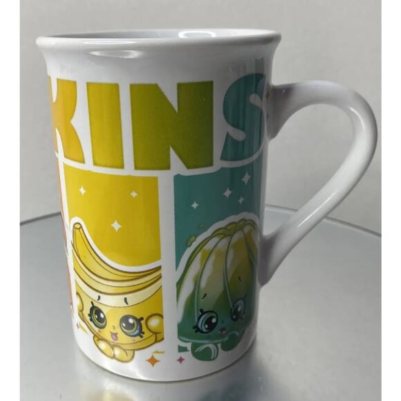 Shopkins‎ Mugs Coffee Cup 4" Cute Rainbow Pattern - Picture 4 of 5